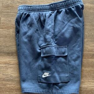 Nike Heather Gray Fleece Shorts